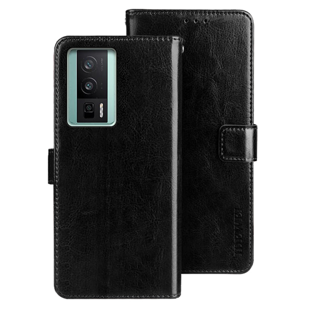 IDEWEI For Xiaomi Poco F5 Pro 5G Redmi K60 Pro 5G K60 5G Full Protection Phone Case PU Leather Stand Crazy Horse Texture Flip Phone Wallet Cover IDEWEI For Xiaomi Poco F5 Pro 5G Redmi K60 Pro 5G K60 5G Full Protection Phone Case PU Leather Stand Crazy Horse Texture Flip Phone Wallet Cover